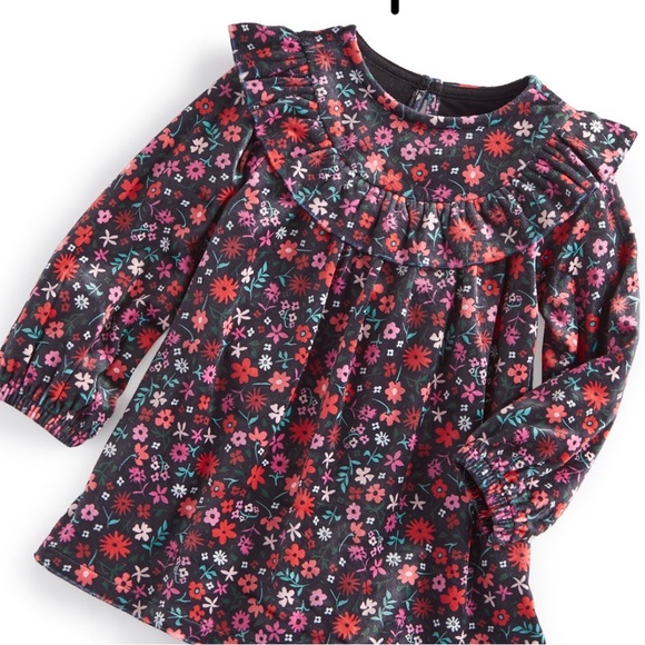 NWT - First Impressions - Floral Ruffled Dress - Picture 5 of 5